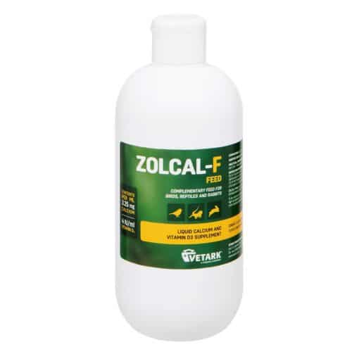 Zolcal-F Liquid Calcium with D3 Supplement For Reptiles Birds Rabbits